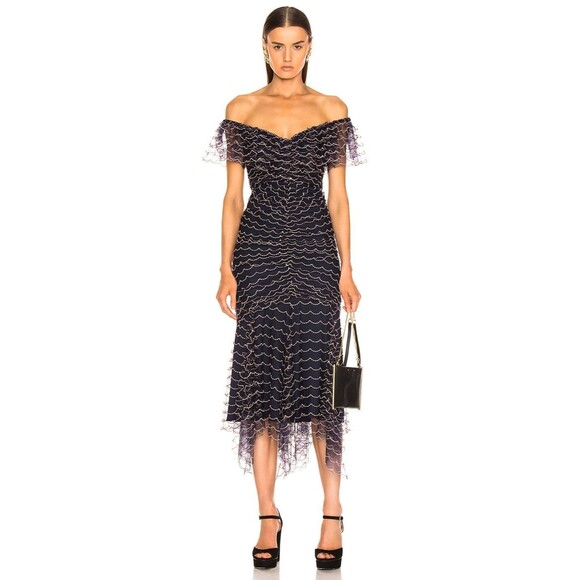 Alice McCall Dresses & Skirts - NWT ALICE MCCALL venue Valentine Midi Dress size 0 indigo $550 retail
